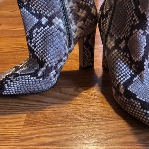 ALDO Snakeskin Booties 🐍